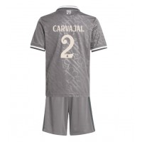 Camisa de Futebol Real Madrid Daniel Carvajal #2 Equipamento Alternativo Infantil 2024-25 Manga Curta (+ Calças curtas)